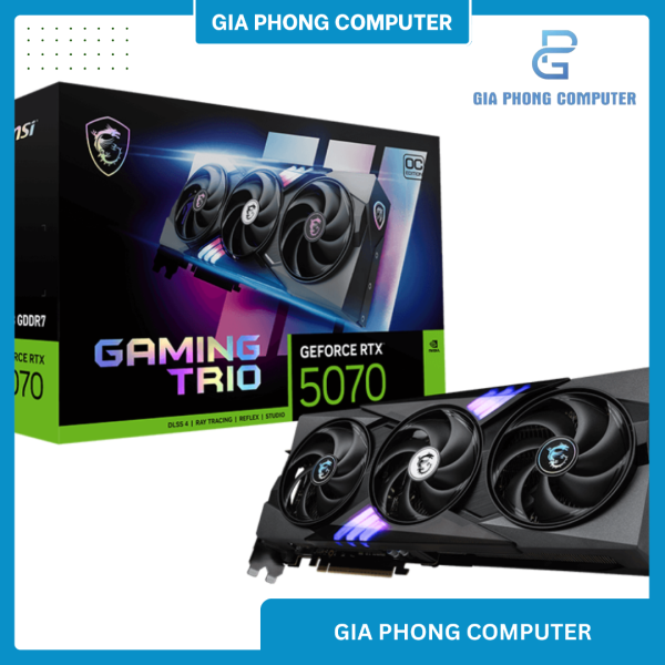 VGA MSI  RTX 5070 12GB TRIO GAMING OC 3 FAN