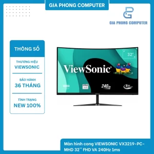 Màn hình cong VIEWSONIC VX3219-PC-MHD 32'' FHD VA 240Hz 1ms