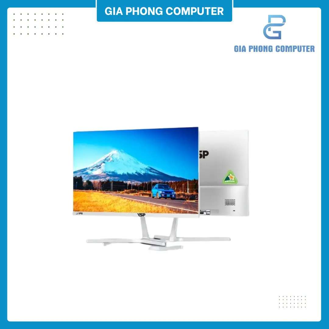 Màn hình phẳng Trắng VSP V2407S 24'' FHD IPS 75Hz 5ms