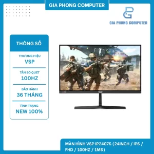 Màn hình VSP IP2407S (24inch/IPS/FHD/100Hz/1ms)
