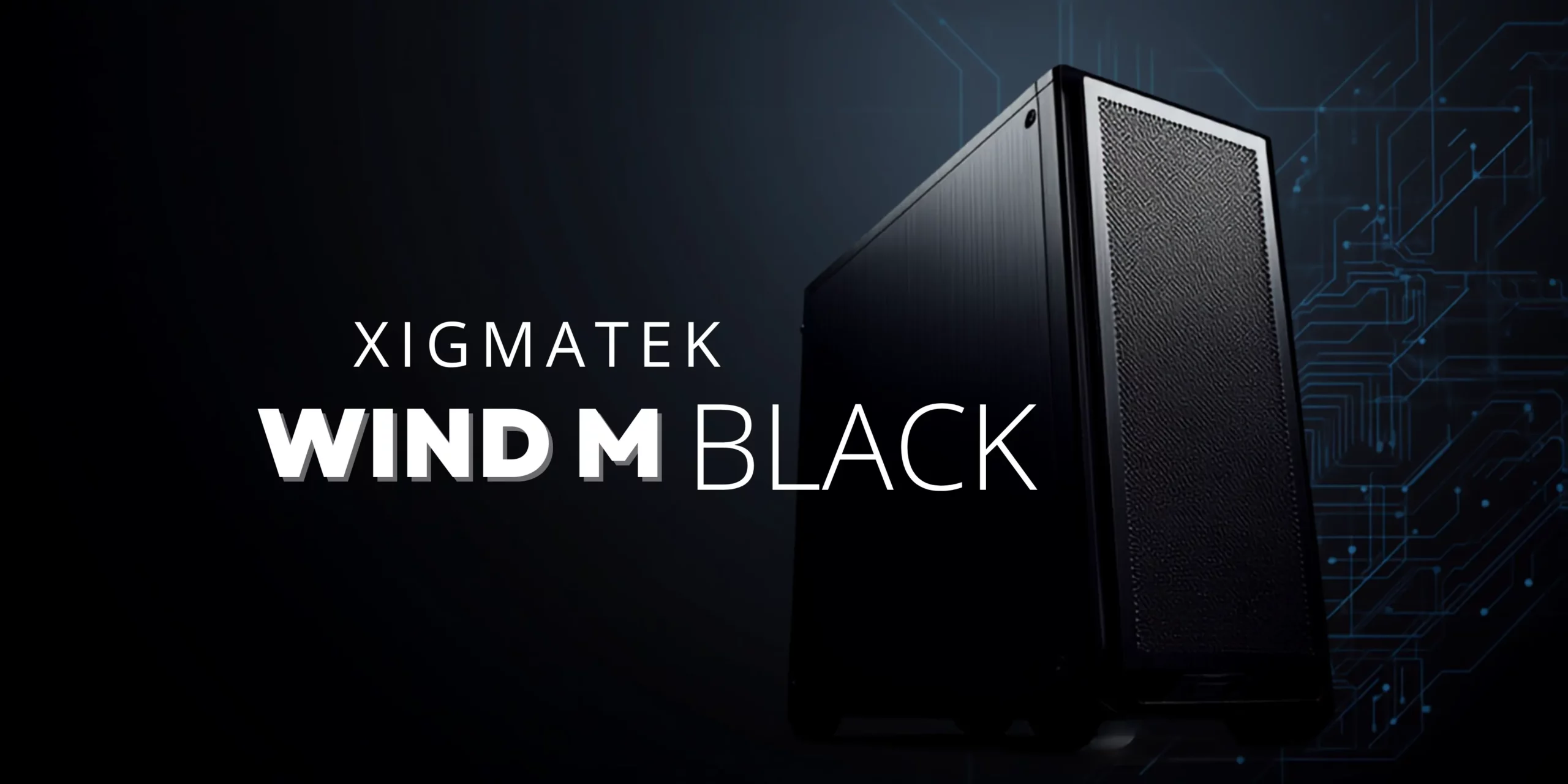 CASE XIGMATEK WIND M BLACK M-ATX
