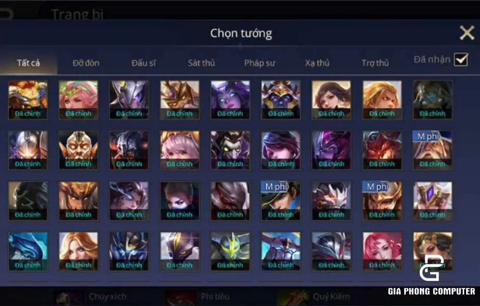 acc Liên Quân miễn phí