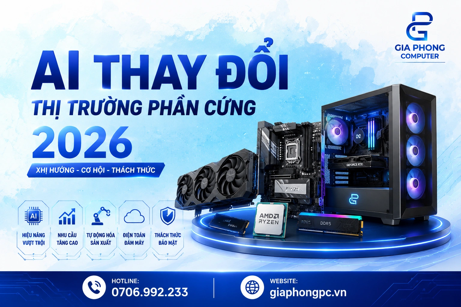 AI Thay Đổi Thị Trường Phần Cứng 2026 Như Thế Nào?