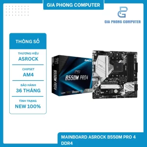 ASRock B550M Pro 4 DDR4