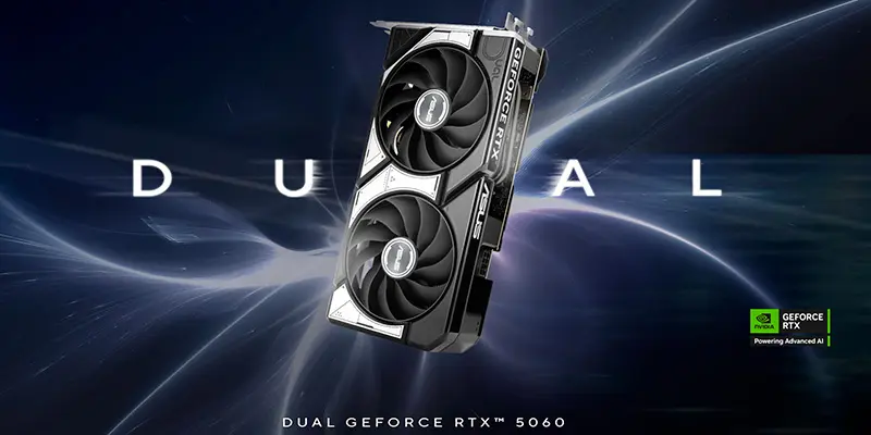 ASUS Dual RTX 5060 8GB GDDR7 OC Edition