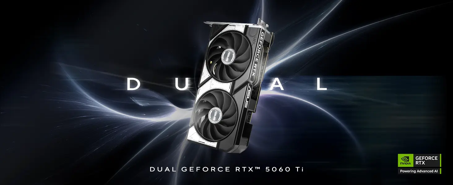 ASUS Dual RTX 5060 Ti 16GB GDDR7 OC Edition
