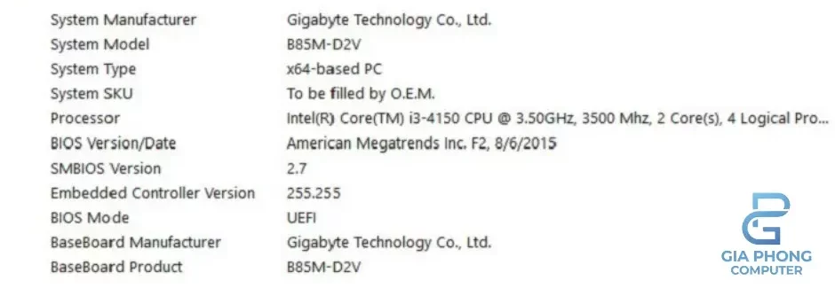 Kiểm tra main máy tính