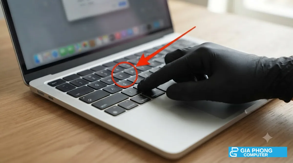 Phím tắt chụp vùng màn hình MacBook