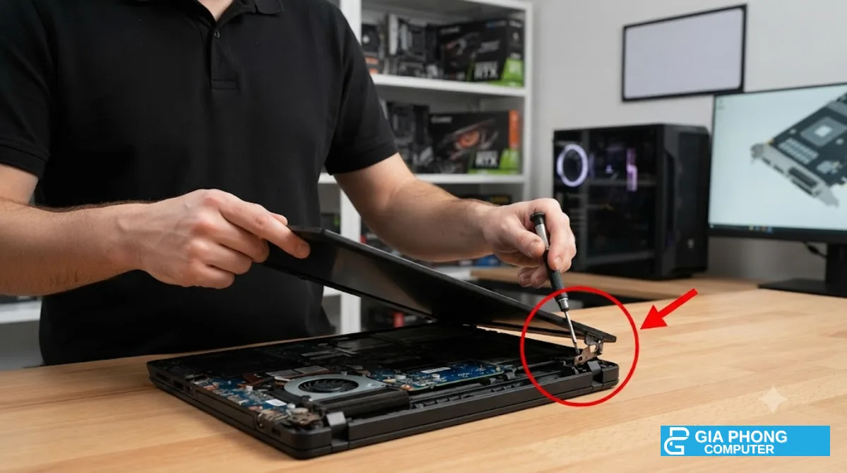 Cách sử dụng để hạn chế hỏng bản lề laptop – sửa bản lề laptop