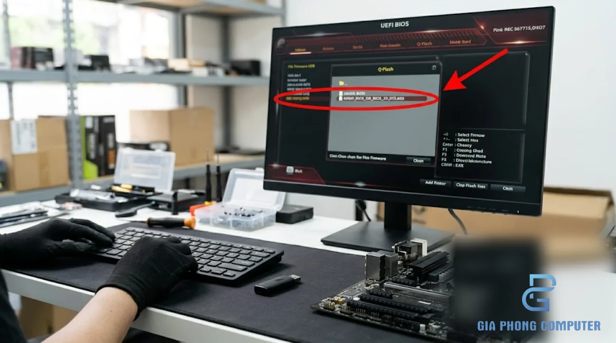 Cập nhật BIOS Gigabyte bằng Q-Flash từ USB