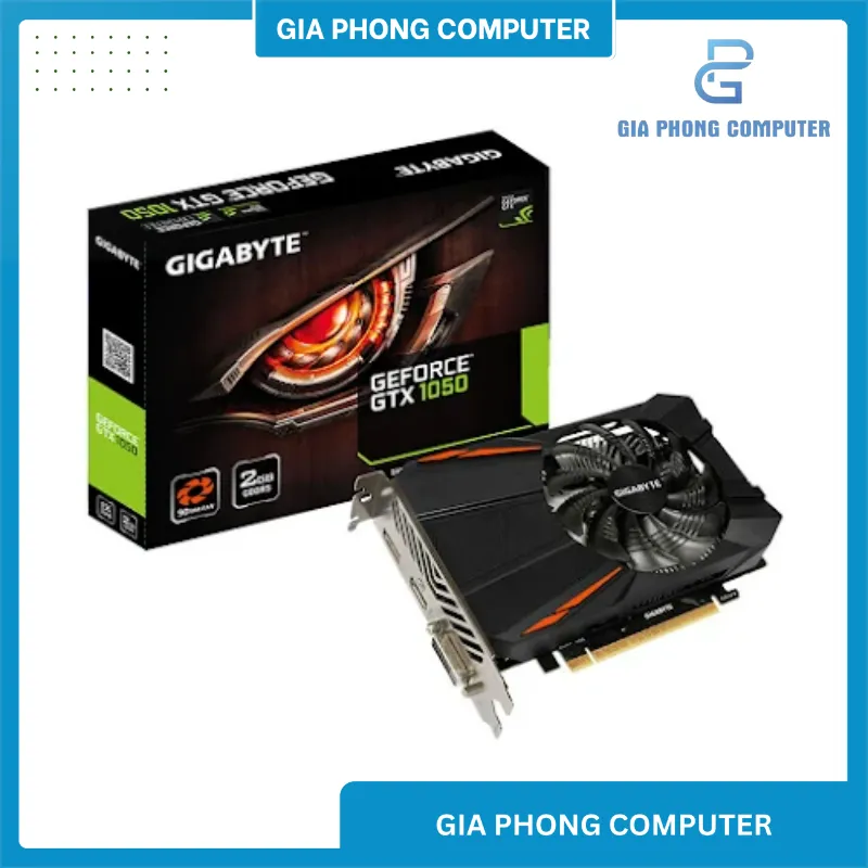 Card màn hình Cũ GIGABYTE GeForce GTX 1050 2GB GDDR5