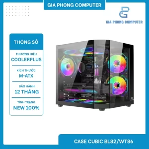 Case CoolerPlus CUBIC BL82/WT86