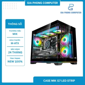 Case MIK G7 Led Strip M-ATX