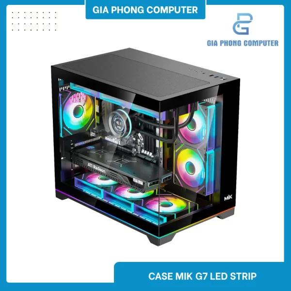 Case MIK G7 Led Strip M-ATX