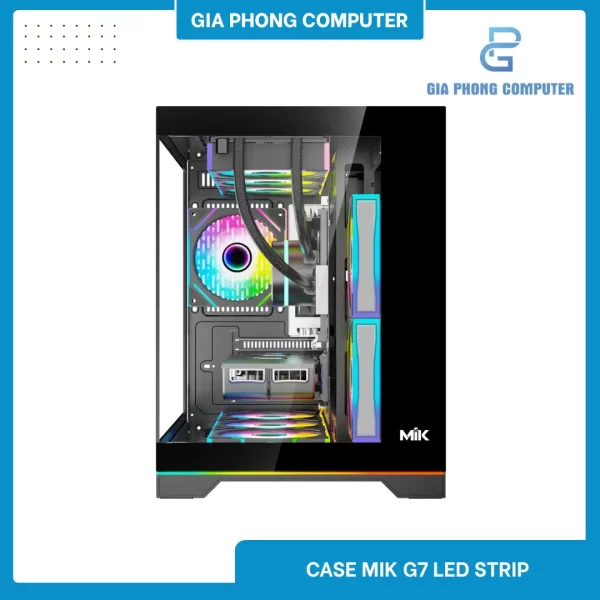 Case MIK G7 Led Strip M-ATX