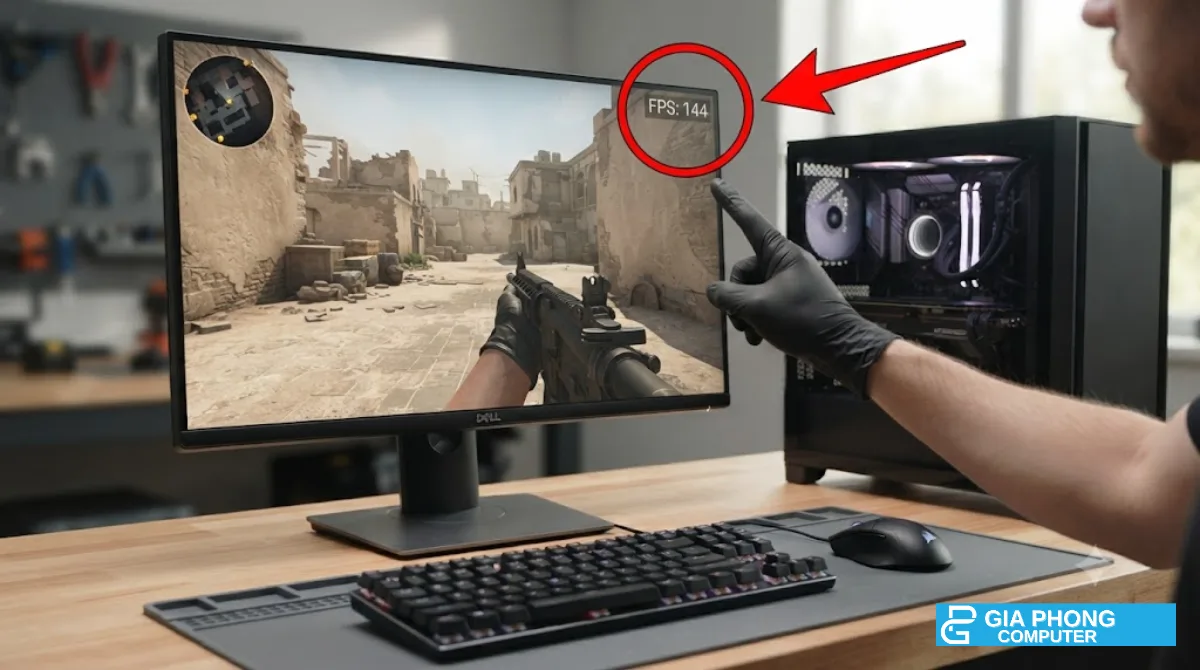 Cấu hình chơi CS2 mượt 144Hz
