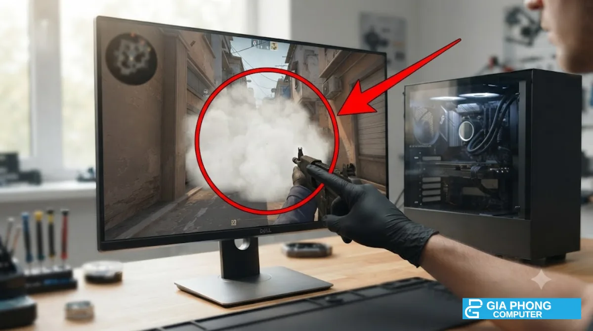Hiệu ứng khói trong CS2 làm giảm FPS