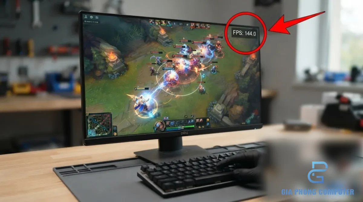Chơi LMHT 144 FPS