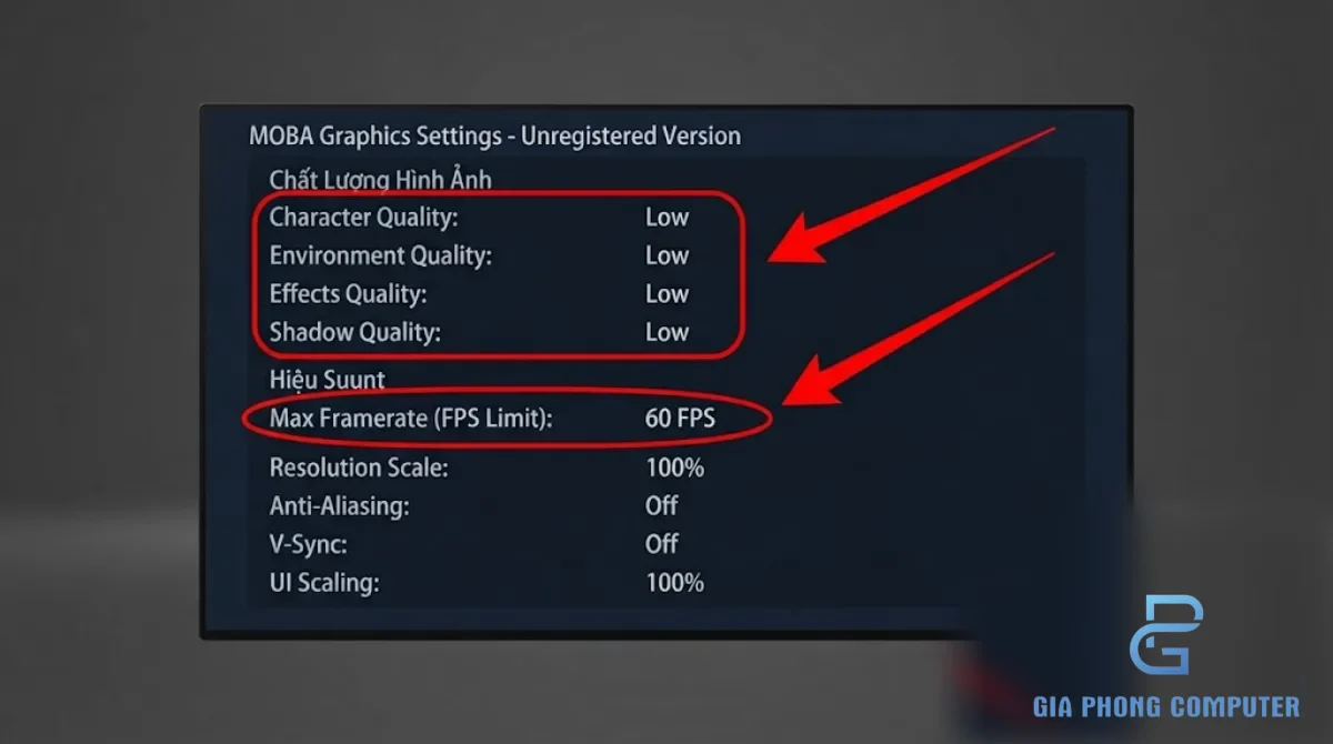 Chỉnh đồ họa LMHT tăng FPS