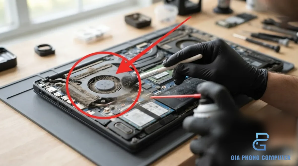 Vệ sinh laptop chơi LMHT mượt hơn
