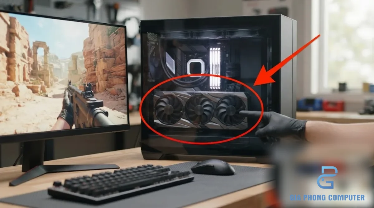 PC chạy AI local card nhiều VRAM
