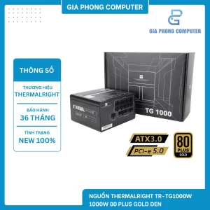 NGUỒN THERMALRIGHT TR-TG1000W 1000W 80 PLUS GOLD ĐEN