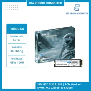 SSD SSTC E130 512GB PCIe Gen3 x4 NVMe, M.2 2280 (E130-512GB)