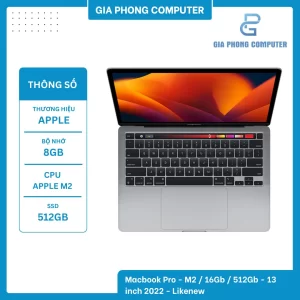 Macbook Pro M2 / 8Gb / 512Gb - 13 inch 2022 - Likenew