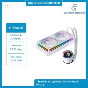 Tản nhiệt AIO JONSBO TH-240 ARGB WHITE