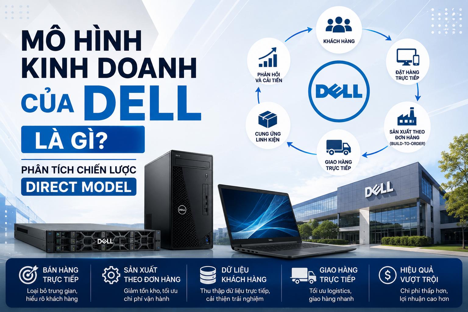 Mô Hình Kinh Doanh Của Dell Là Gì? Phân Tích Chiến Lược Direct Model