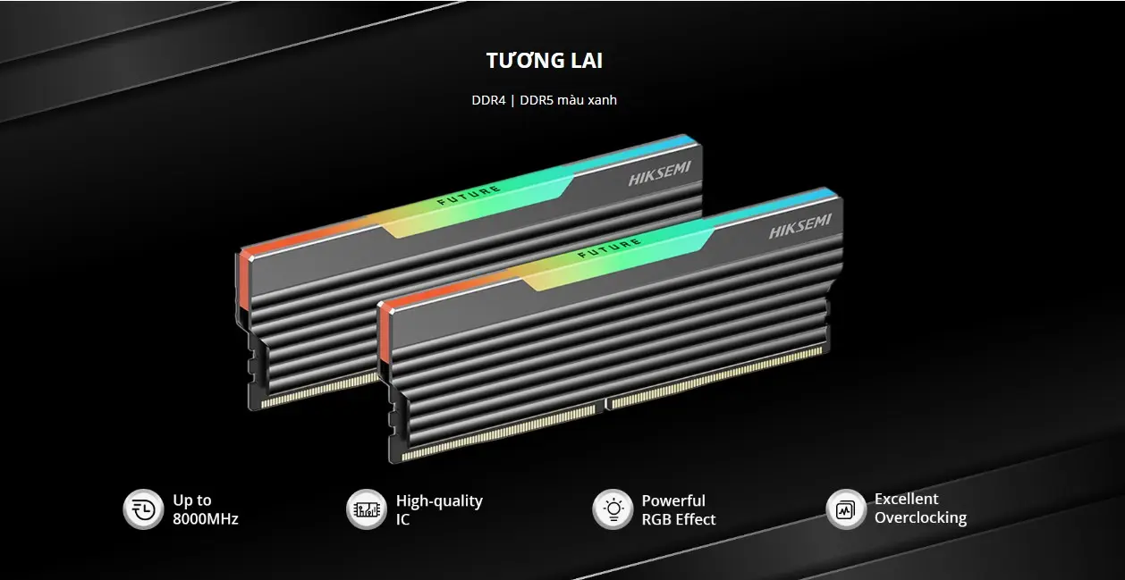 RAM DDR4 16GB BUSS 3200 HIKSEMI FUTURE RGB