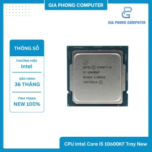CPU Intel Core i5-10600KF Tray New