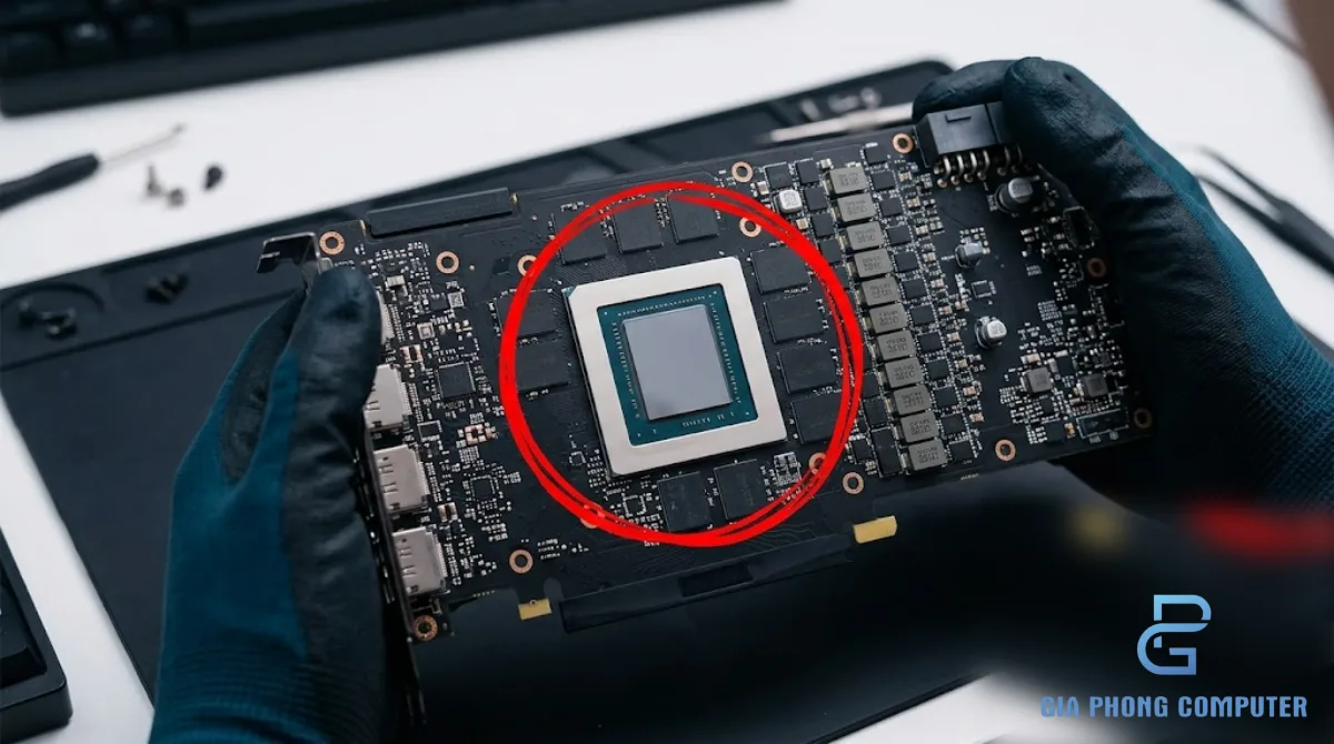 Minh họa kiến trúc GPU và các CUDA Core bên trong card đồ họa NVIDIA