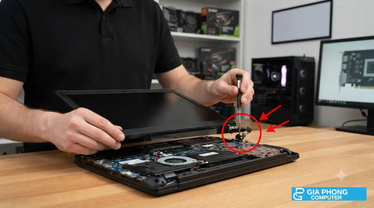 Dấu hiệu bản lề laptop bị hỏng cần kiểm tra – sửa bản lề laptop