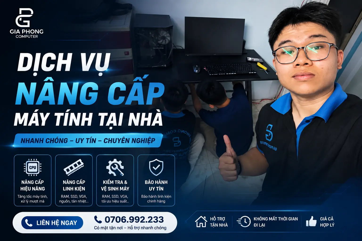 Dịch Vụ Nâng Cấp Máy Tính Tại Nhà