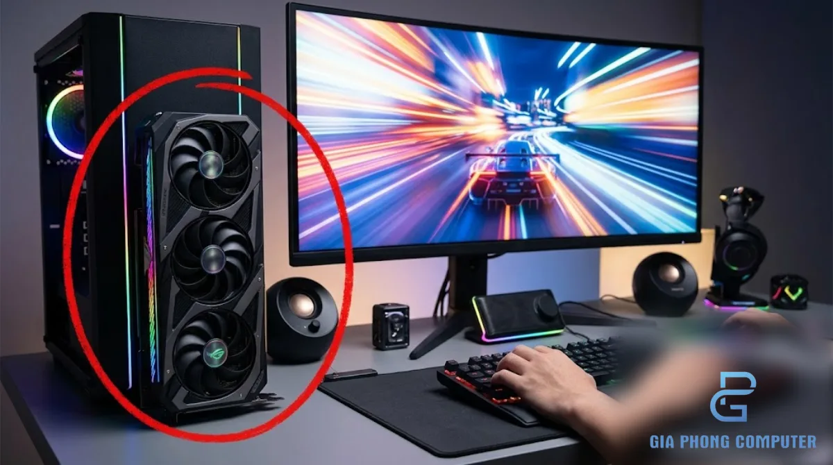 Minh họa công nghệ Frame Generation tạo khung hình trung gian để tăng FPS trong game