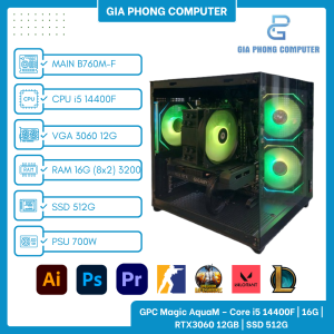 GPC Magic AquaM i5-14400F / RTX 3060 12G
