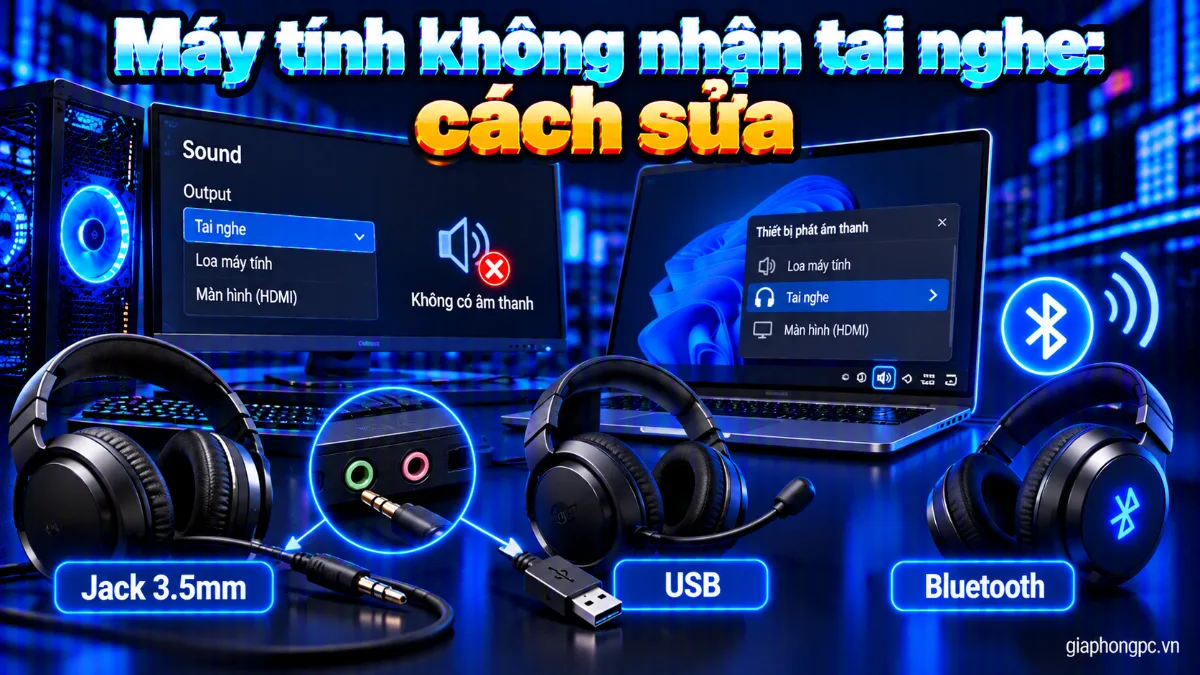 Kiểm tra nhanh 1 phút và chọn đúng thiết bị phát trong Windows