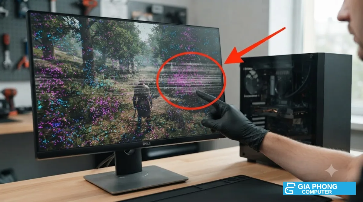 Lỗi artifact trên VGA cũ