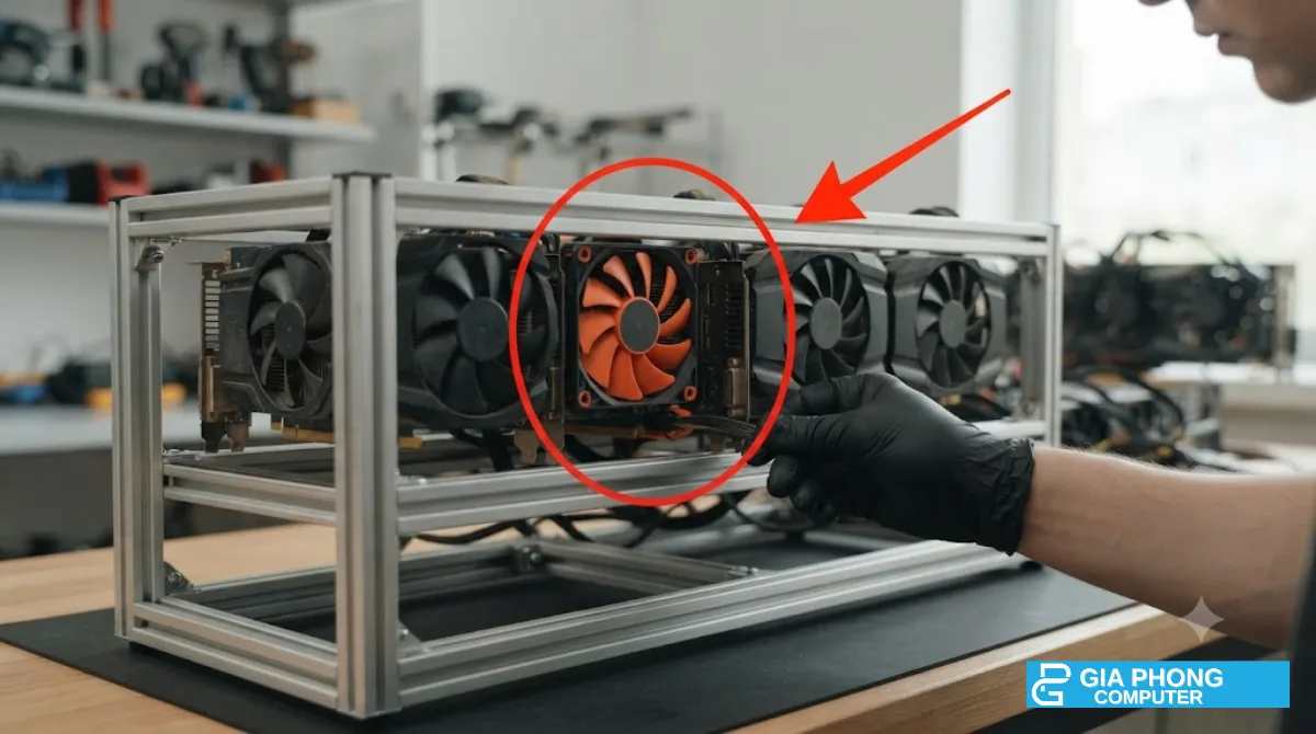 Dấu hiệu VGA cũ từng đào coin
