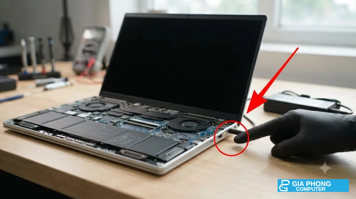 Phân loại lỗi laptop không lên nguồn qua đèn báo