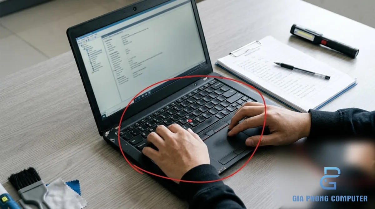 Laptop gọn nhẹ cùng balo và sách vở phục vụ sinh viên mang đến trường