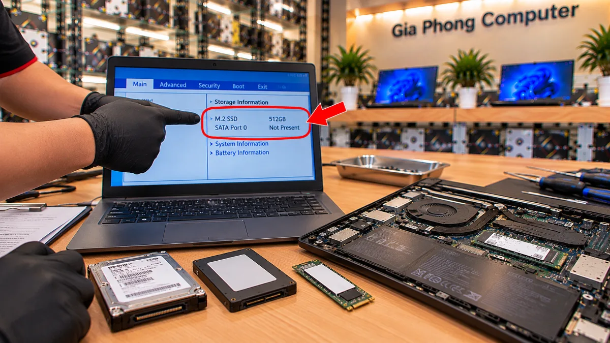Lưu ý quan trọng khi thay ổ cứng laptop – nâng cấp SSD laptop TPHCM