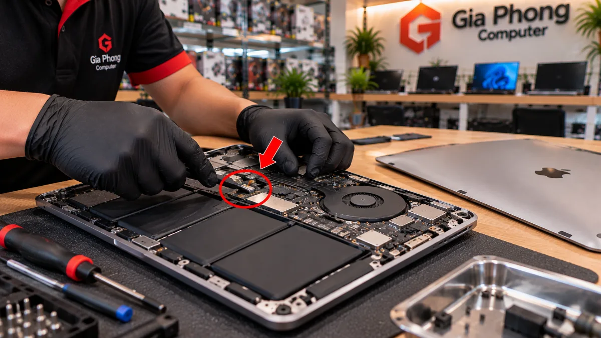 MacBook và laptop mỏng nhẹ cần kỹ thuật riêng – thay keo tản nhiệt laptop TPHCM