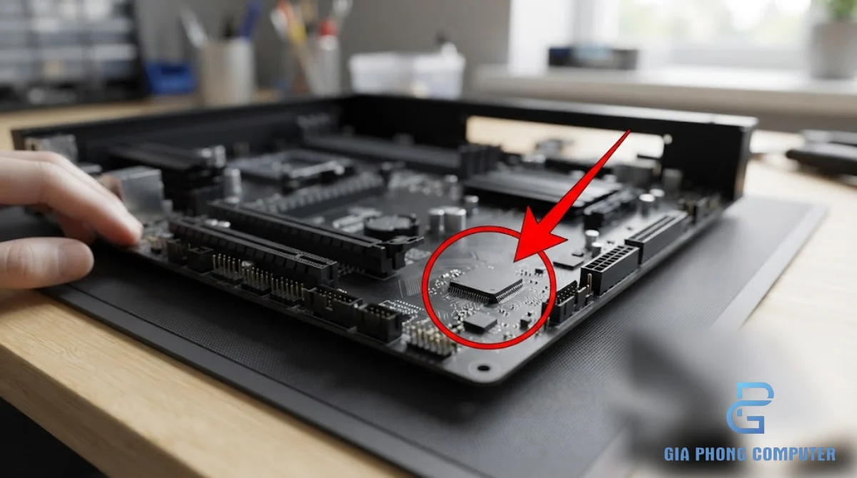 Chip BIOS trên mainboard