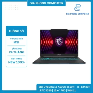 Laptop MSI Cyborg 15 A13UC-861VN | i5-13420H | RTX 3050