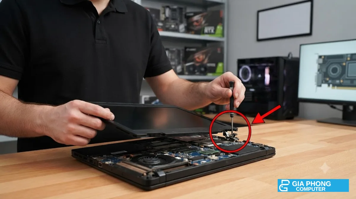 Nguyên nhân khiến bản lề laptop bị gãy hoặc bung – sửa bản lề laptop