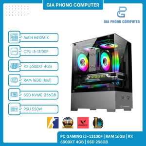 PC Gaming i3-13100F | RX 6500XT 4GB