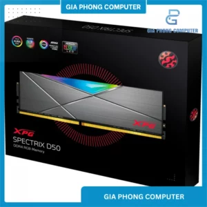 RAM XPG SPECTRIX D50 8GB DDR4 3200MHz RGB Cũ – AX4U32008G16A