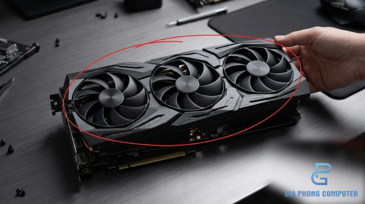 Card đồ họa Zotac RTX 5070 SOLID ba quạt dành cho PC gaming
